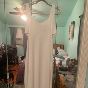 Lulus White Midi Dress